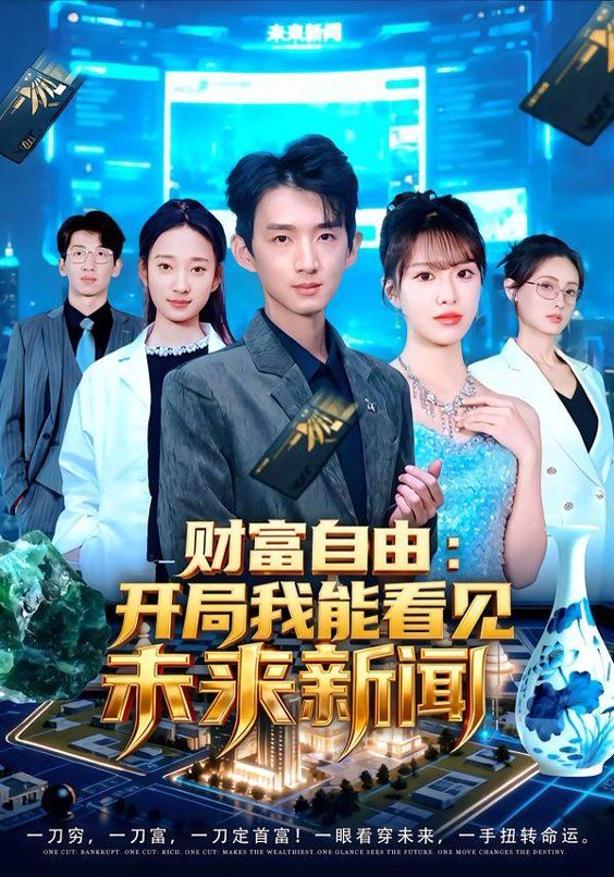 《财富自由：开局我能看见未来新闻(2026)》高清海报 免费在线观看
