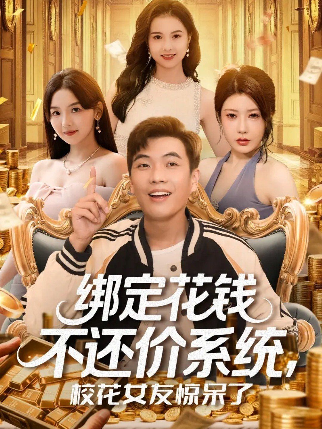 《绑定花钱不还价系统校花女友惊呆了(2025)》高清海报 免费在线观看