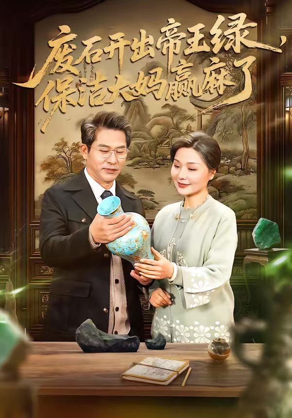 《废石开出帝王绿，保洁大妈赢麻了(2026)》高清海报 免费在线观看