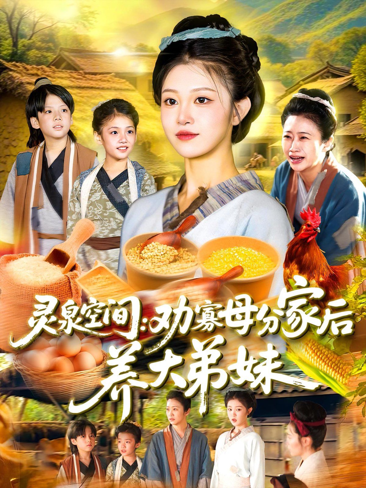 《灵泉空间劝寡母分家后养大弟妹(2025)》高清海报 免费在线观看