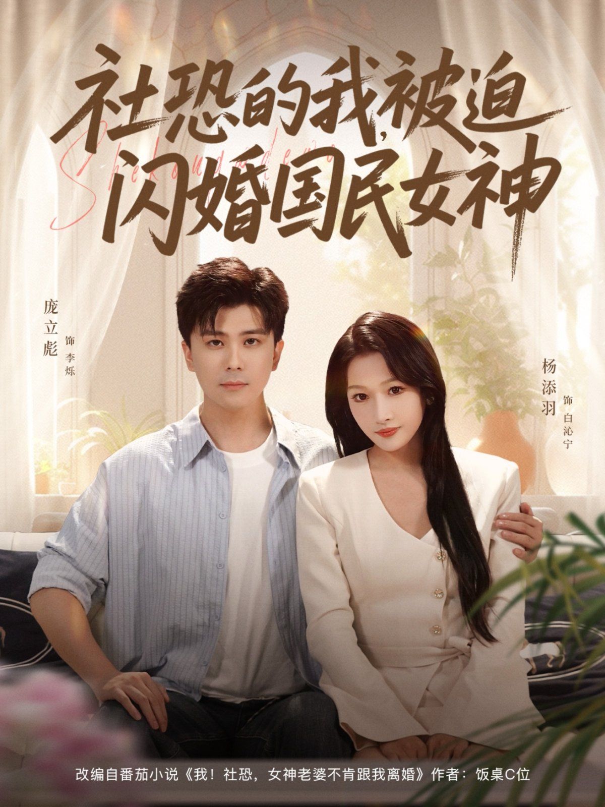《社恐的我被迫闪婚国民女神(2025)》高清海报 免费在线观看