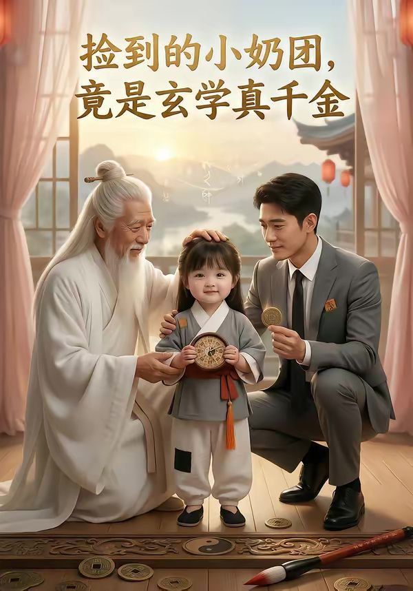 《捡到的小奶团，竟是玄学真千金！(2026)》高清海报 免费在线观看