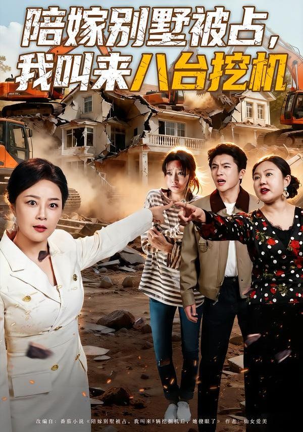 《陪嫁别墅被占，我叫来八台挖机(2026)》高清海报 免费在线观看